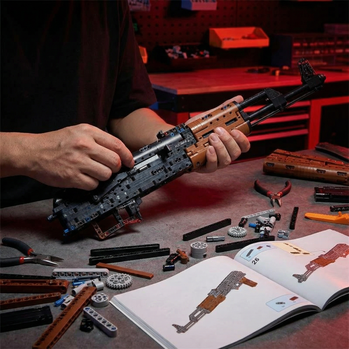 BlocksStop™ Functional AK-47 1200+ PCS