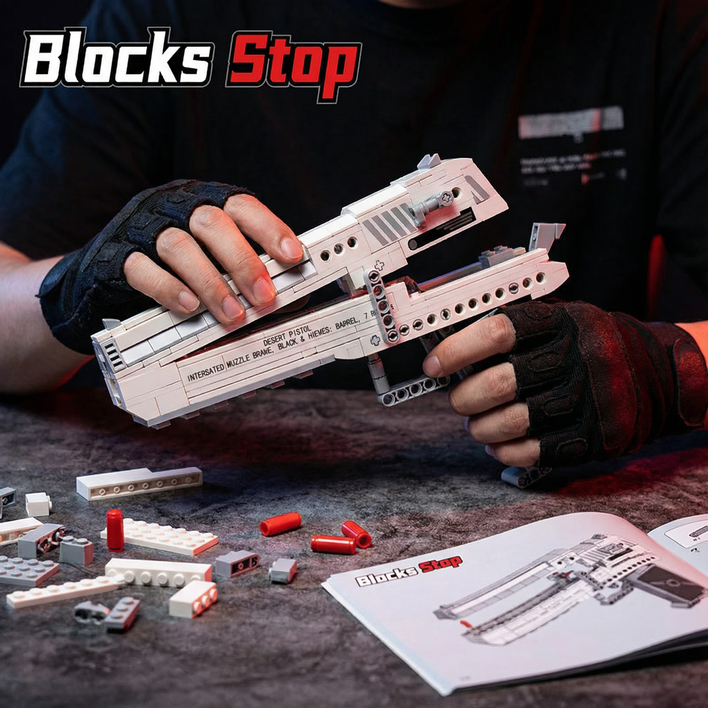 BlocksStop™ Functional Desert Eagle 408 PCS