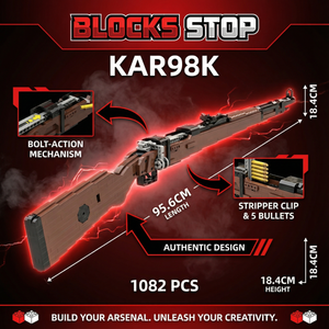 BlocksStop™ Functional Kar98K 1000+ PCS