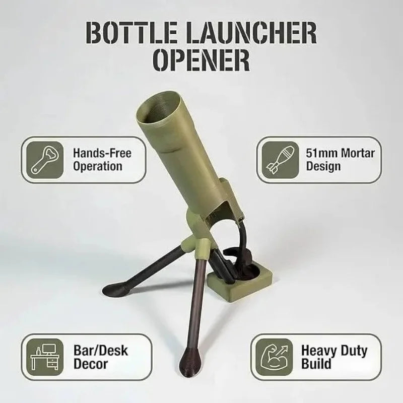 New Beer Bottle Mortar Bottle Opener Home Beer Bottle Mortar Bottle Opener