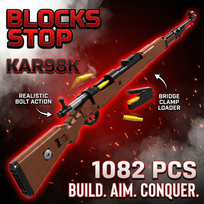 BlocksStop™ Functional Kar98K 1000+ PCS