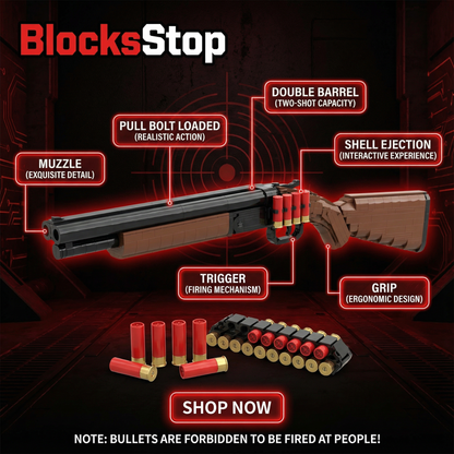 BlocksStop™ Functional Double Barrel 1000+ PCS